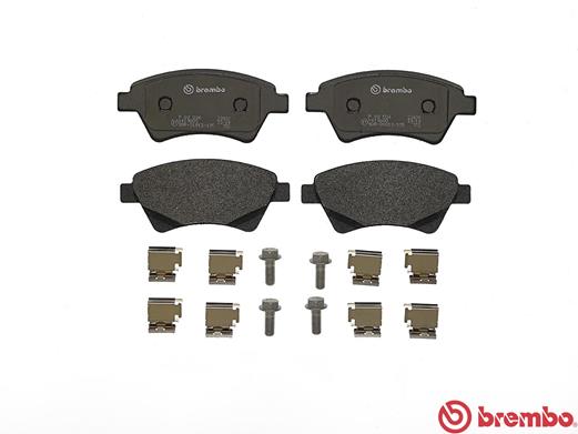 Комплект тормозных колодок, дисковый тормоз - P 68 034 BREMBO
