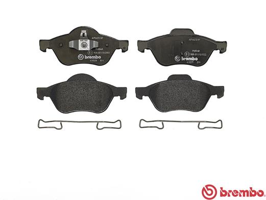 Brake Pad Set, disc brake - P 68 048 BREMBO