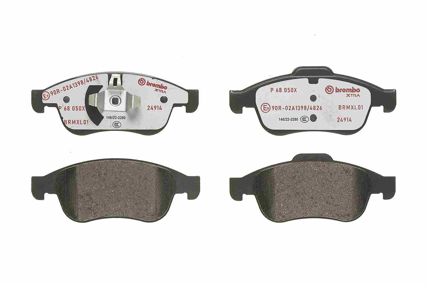 Brake Pad Set, disc brake - P 68 050X BREMBO