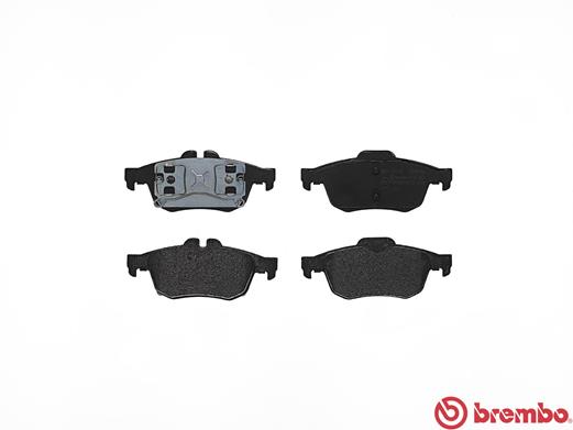 Brake Pad Set, disc brake - P 68 057 BREMBO