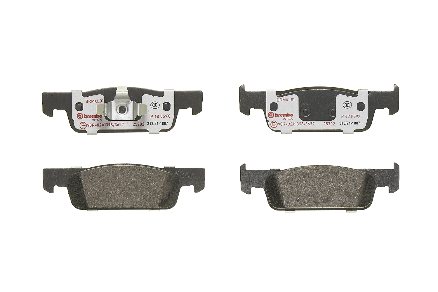 Комплект тормозных колодок, дисковый тормоз - P 68 059X BREMBO