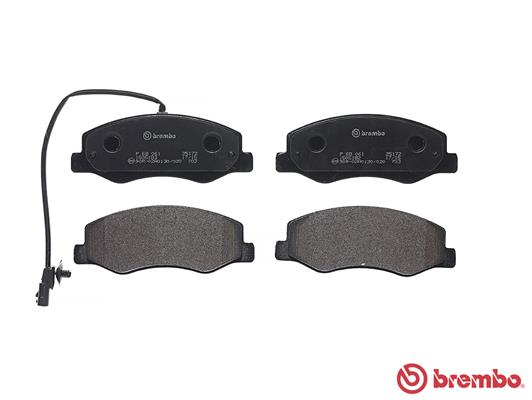 Brake Pad Set, disc brake - P 68 061 BREMBO