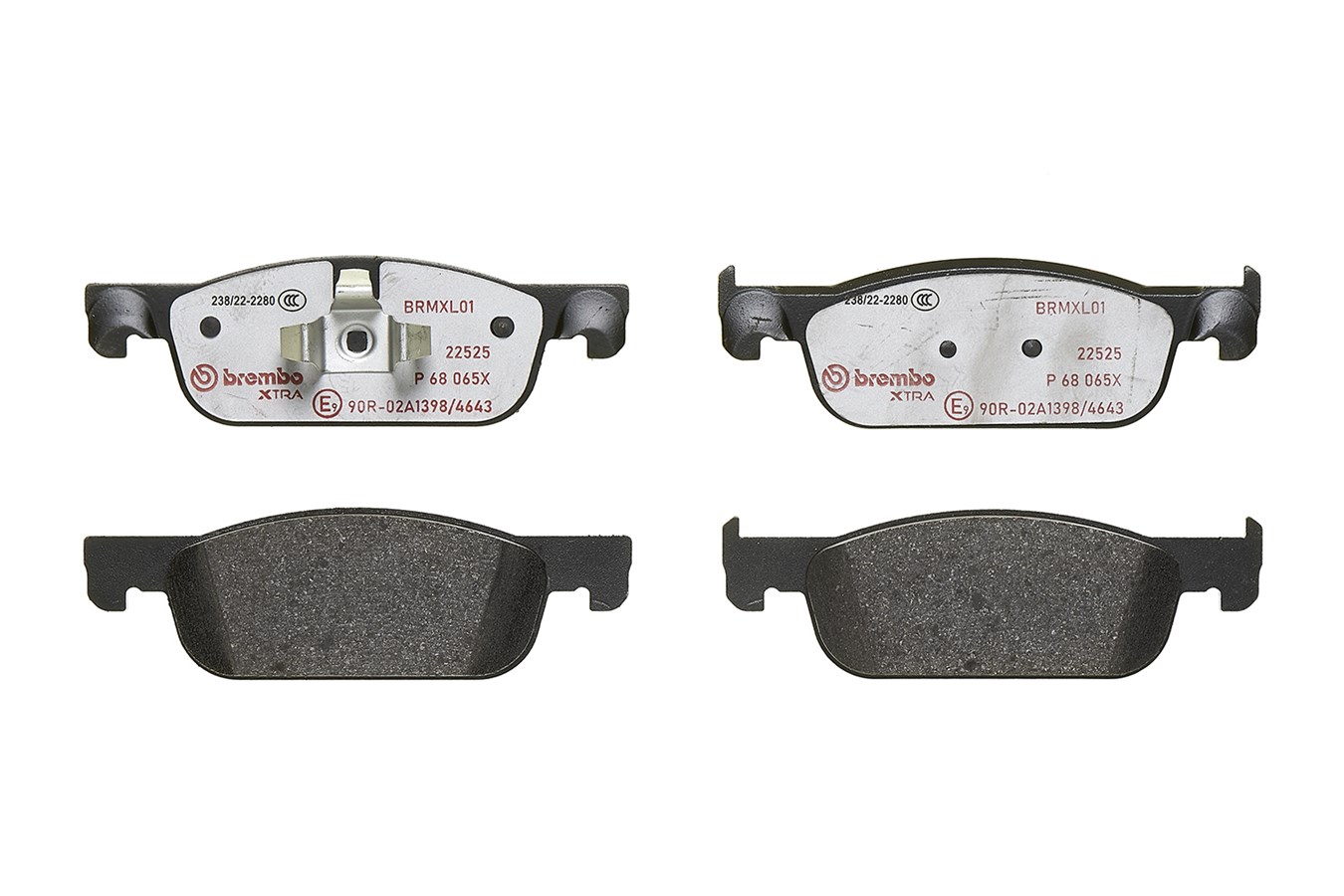 Brake Pad Set, disc brake - P 68 065X BREMBO