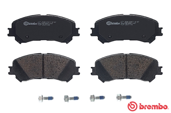Brake Pad Set, disc brake - P 68 067 BREMBO