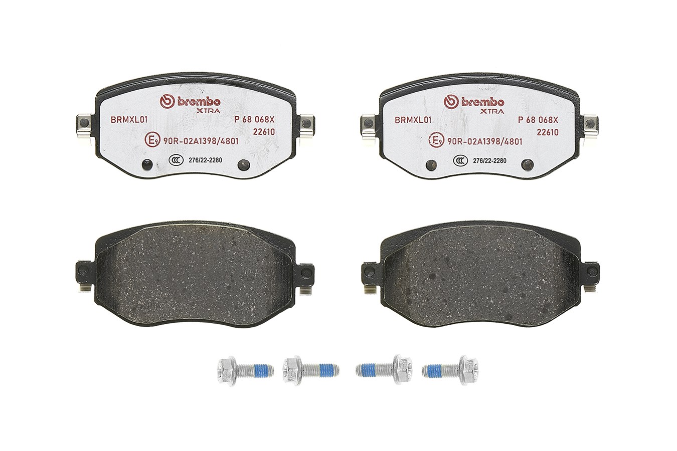 Brake Pad Set, disc brake - P 68 068X BREMBO