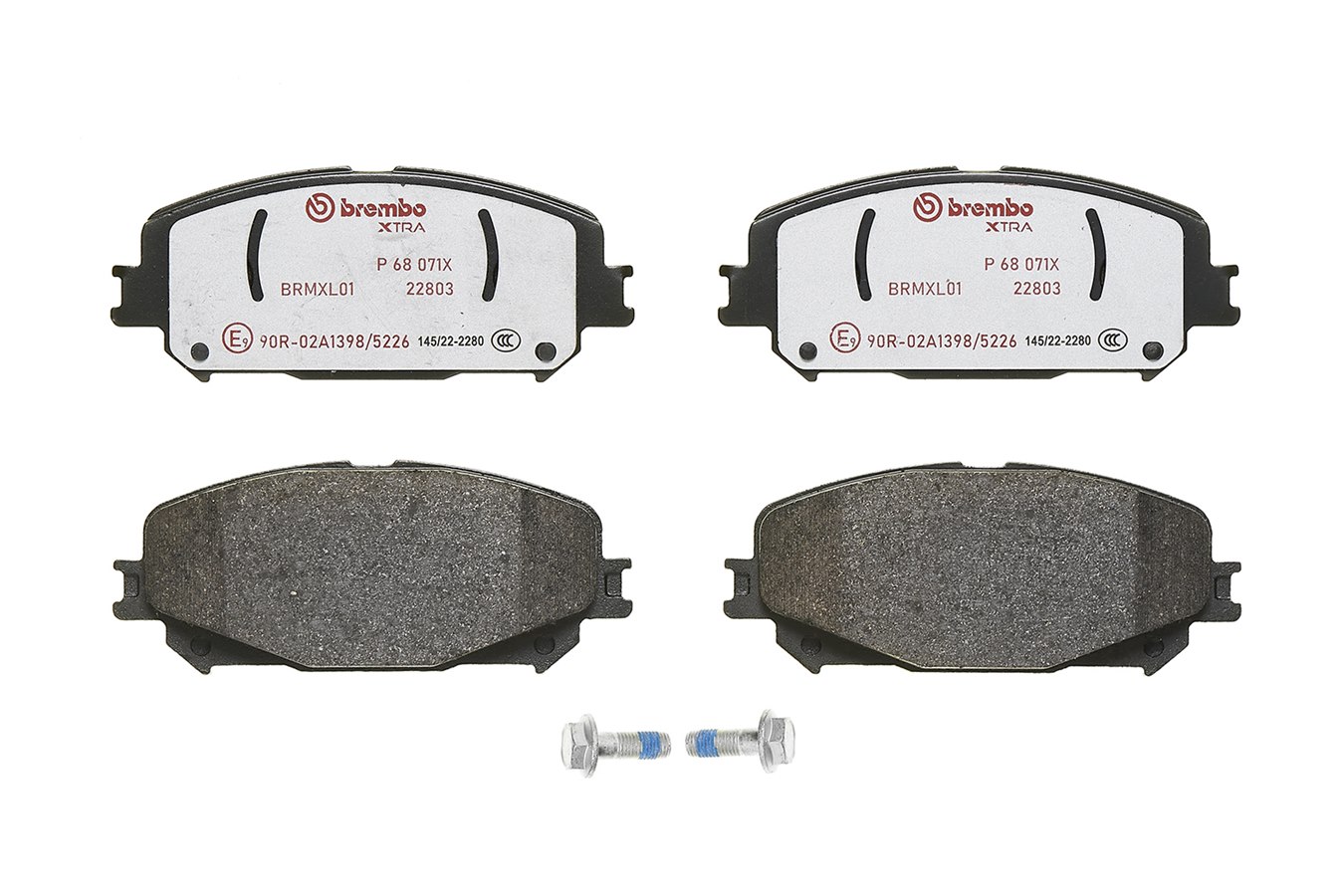 Brake Pad Set, disc brake - P 68 071X BREMBO