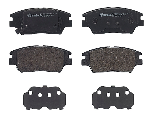 Brake Pad Set, disc brake - P 77 001 BREMBO