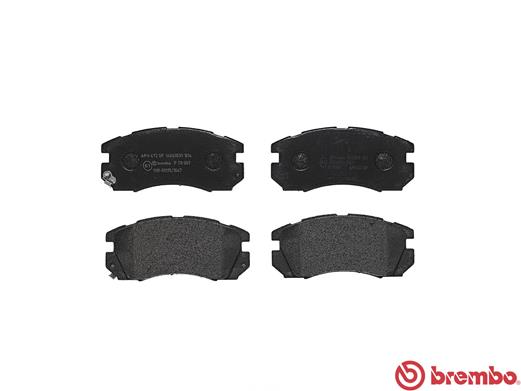 Brake Pad Set, disc brake - P 78 007 BREMBO