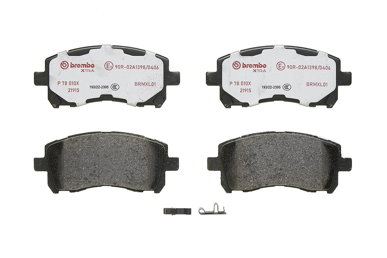 Brake Pad Set, disc brake - P 78 010X BREMBO