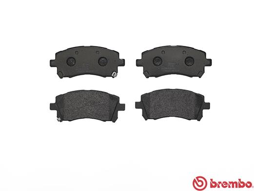 Brake Pad Set, disc brake - P 78 010 BREMBO
