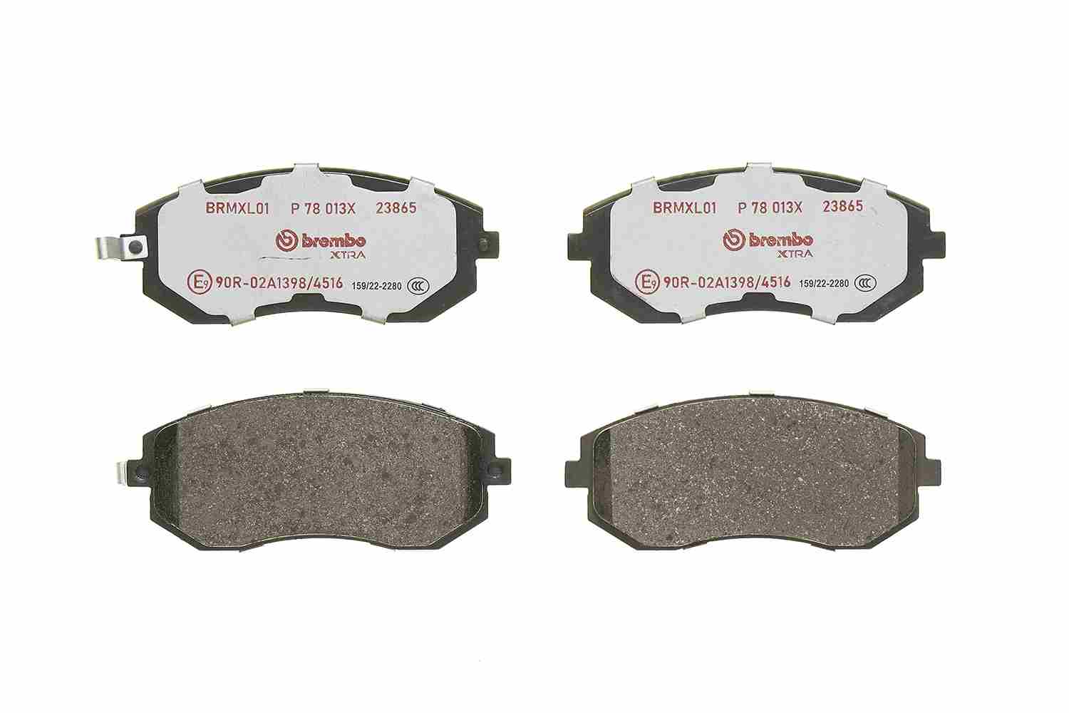 Brake Pad Set, disc brake - P 78 013X BREMBO