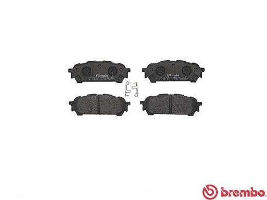 Brake Pad Set, disc brake - P 78 014 BREMBO