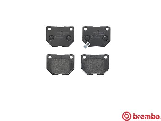 Brake Pad Set, disc brake - P 78 016 BREMBO