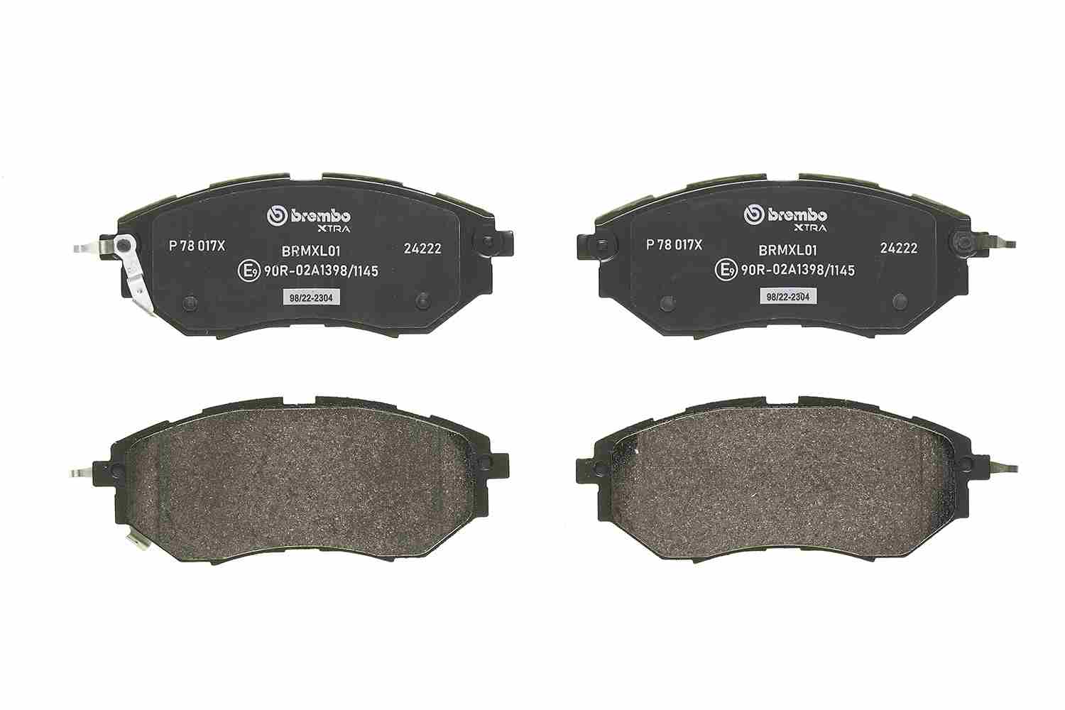 Brake Pad Set, disc brake - P 78 017X BREMBO