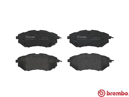 Brake Pad Set, disc brake - P 78 017 BREMBO