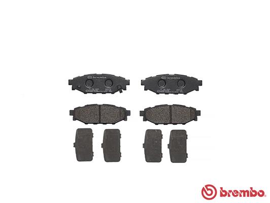 Brake Pad Set, disc brake - P 78 020 BREMBO