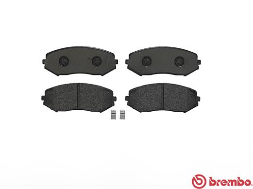 Brake Pad Set, disc brake - P 79 018 BREMBO