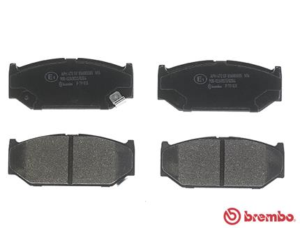 Brake Pad Set, disc brake - P 79 031 BREMBO