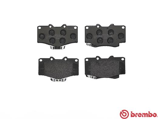 Brake Pad Set, disc brake - P 83 009 BREMBO