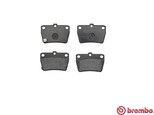 Brake Pad Set, disc brake - P 83 057 BREMBO