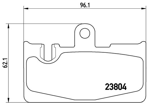 Kit pastiglie freno, Freno a disco - P 83 059 BREMBO
