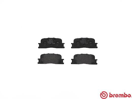 Brake Pad Set, disc brake - P 83 088 BREMBO