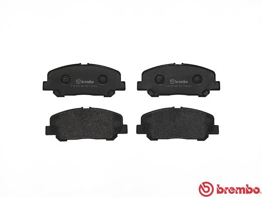 Bremsbelagsatz, Scheibenbremse - P 83 099 BREMBO