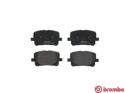 Brake Pad Set, disc brake - P 83 100 BREMBO