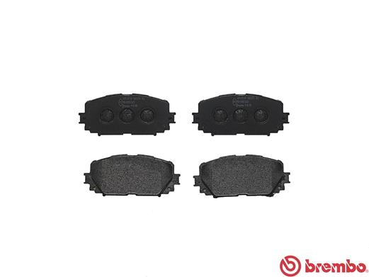 Комплект тормозных колодок, дисковый тормоз - P 83 101 BREMBO