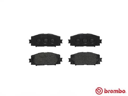 Brake Pad Set, disc brake - P 83 106 BREMBO