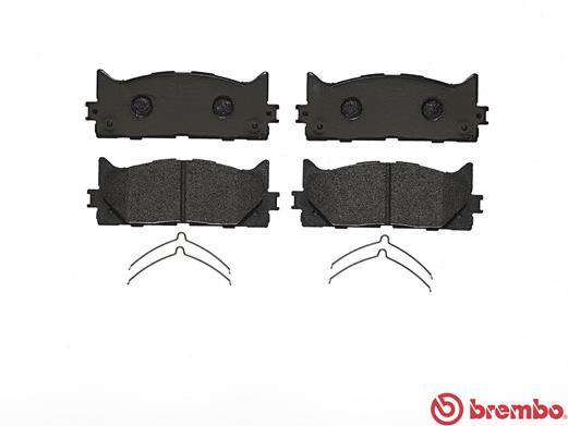 Brake Pad Set, disc brake - P 83 117 BREMBO