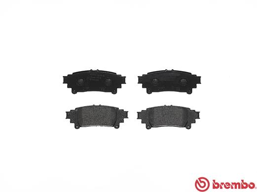 Brake Pad Set, disc brake - P 83 132 BREMBO