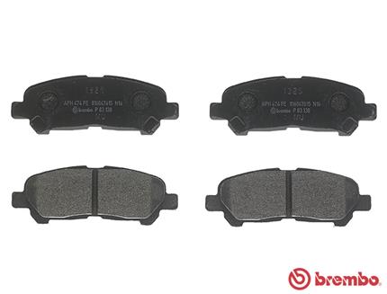 Brake Pad Set, disc brake - P 83 138 BREMBO