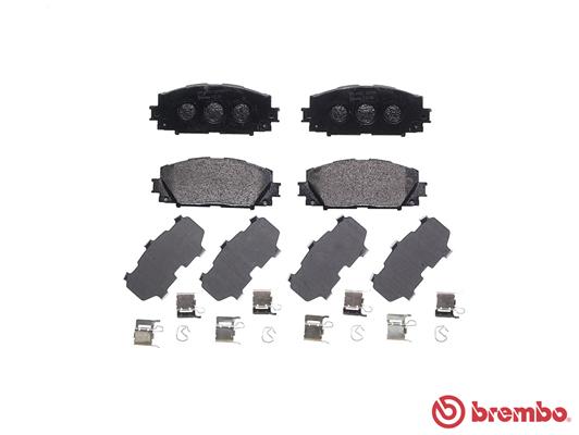 Brake Pad Set, disc brake - P 83 141 BREMBO