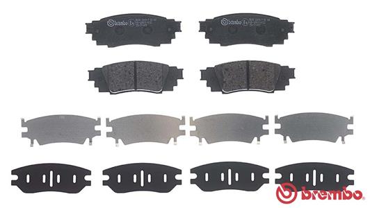 Brake Pad Set, disc brake - P 83 160 BREMBO