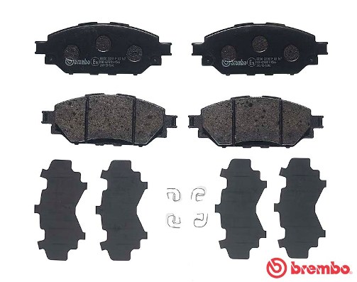 Brake Pad Set, disc brake - P 83 167 BREMBO