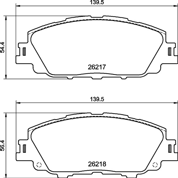 Комплект тормозных колодок, дисковый тормоз - P 83 175 BREMBO