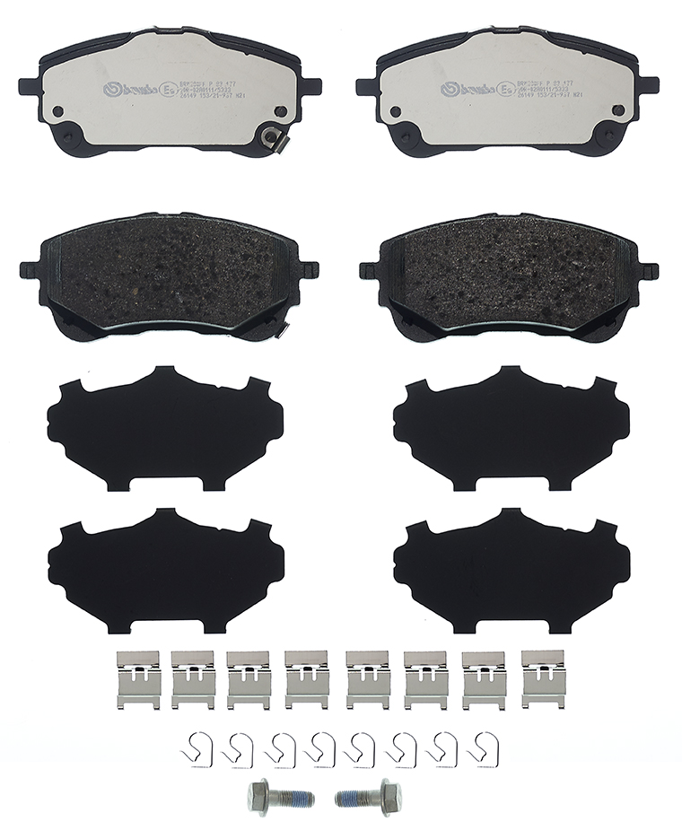 Brake Pad Set, disc brake - P 83 177 BREMBO
