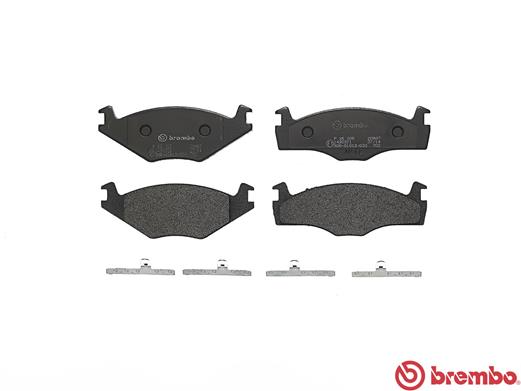Brake Pad Set, disc brake - P 85 005 BREMBO