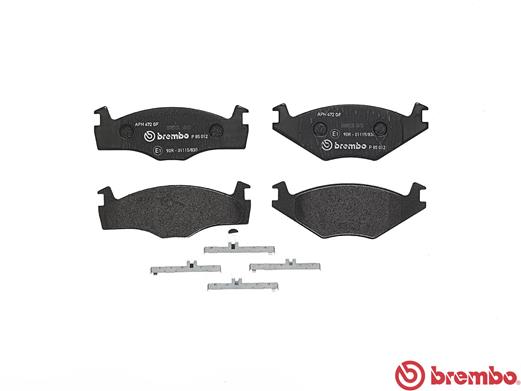 Brake Pad Set, disc brake - P 85 012 BREMBO