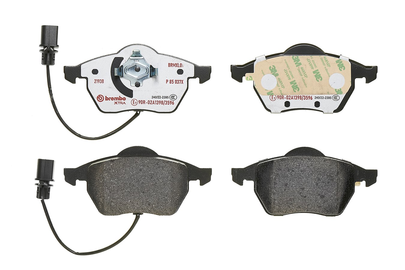 Brake Pad Set, disc brake - P 85 037X BREMBO