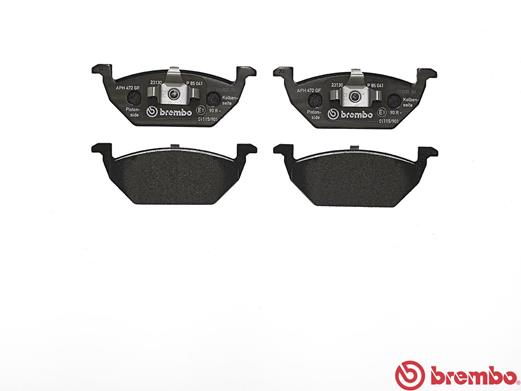 Kit pastiglie freno, Freno a disco - P 85 041 BREMBO
