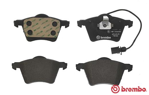 Brake Pad Set, disc brake - P 85 062 BREMBO