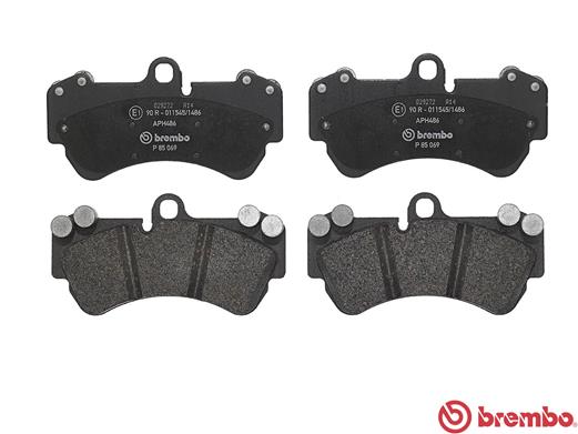 Brake Pad Set, disc brake - P 85 069 BREMBO