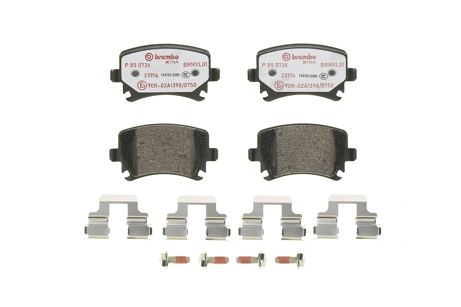 Brake Pad Set, disc brake - P 85 073X BREMBO