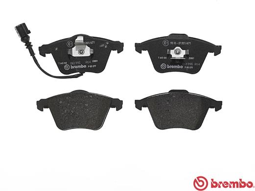 Kit pastiglie freno, Freno a disco - P 85 079 BREMBO