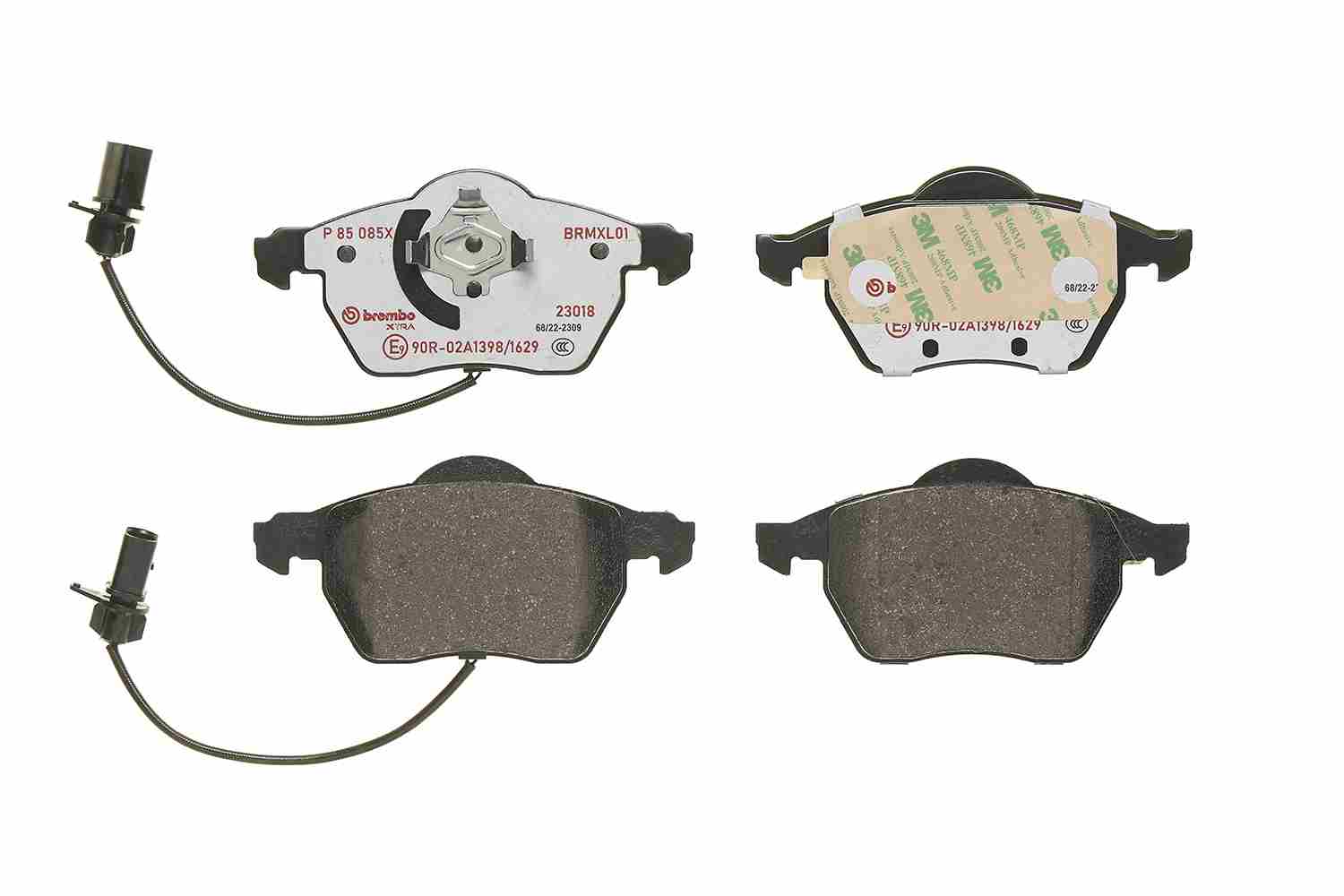 Brake Pad Set, disc brake - P 85 085X BREMBO