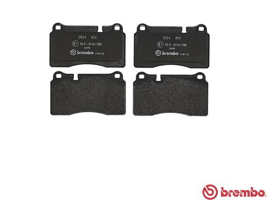 Brake Pad Set, disc brake - P 85 110 BREMBO