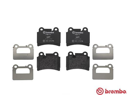 Brake Pad Set, disc brake - P 85 111 BREMBO