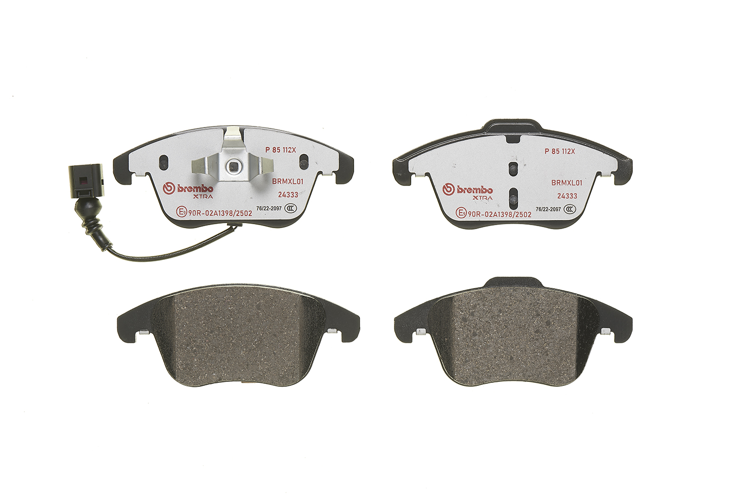 Brake Pad Set, disc brake - P 85 112X BREMBO